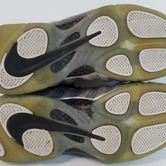 Nike Air Foamposite One Metallic Silver Men Sz 10 - Picture 8 of 8